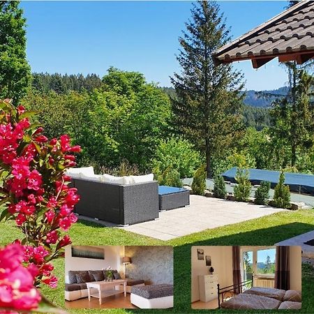 Moderne Ferienwohnung Mit Eigenem Garten Und Traumhaften Blick Wilhelmsthal Esterno foto