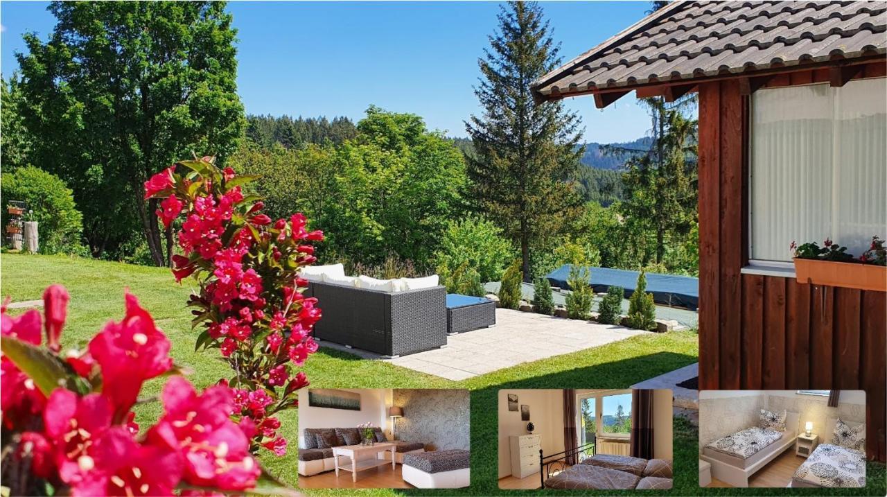 Moderne Ferienwohnung Mit Eigenem Garten Und Traumhaften Blick Wilhelmsthal Esterno foto
